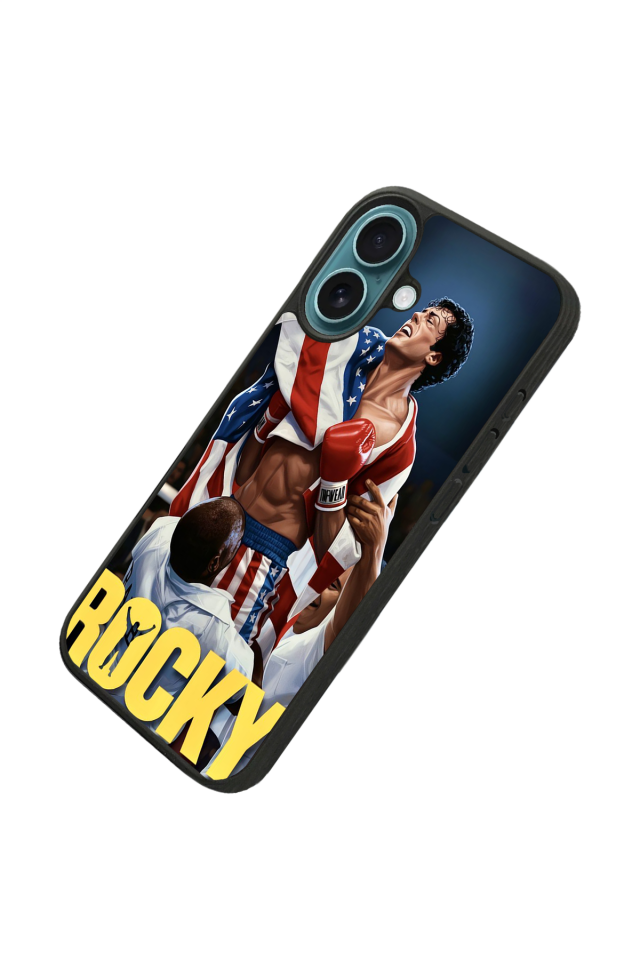 iPhone 16 Plus Uyumlu Rocky Tasarımlı Glossy Premium Kılıf