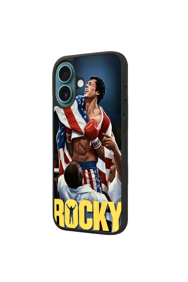 iPhone 16 Plus Uyumlu Rocky Tasarımlı Glossy Premium Kılıf