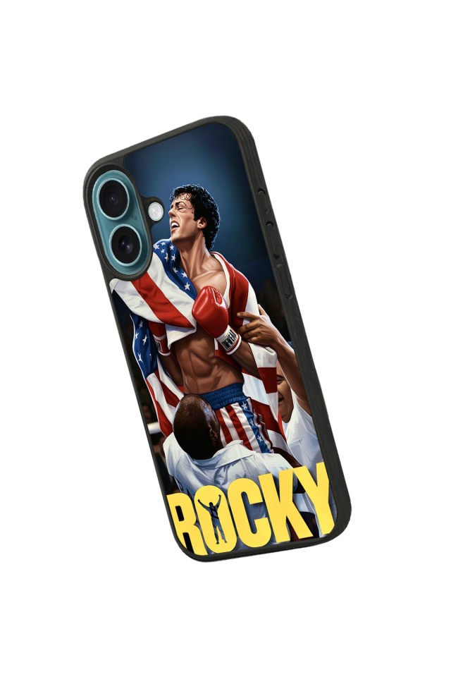 iPhone 16 Plus Uyumlu Rocky Tasarımlı Glossy Premium Kılıf
