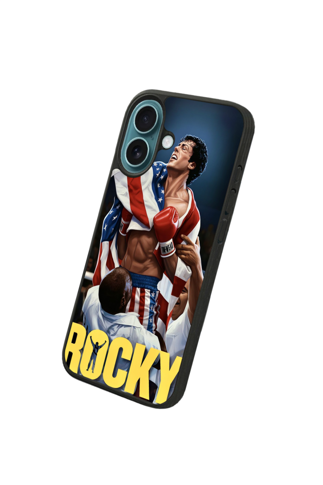 iPhone 16 Plus Uyumlu Rocky Tasarımlı Glossy Premium Kılıf