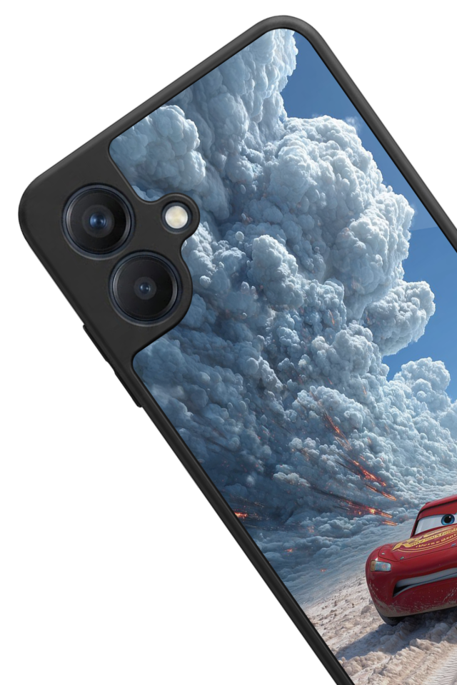 Samsung Galaxy A07 Uyumlu Şimsek McQueen Tasarımlı Glossy Premium Kılıf