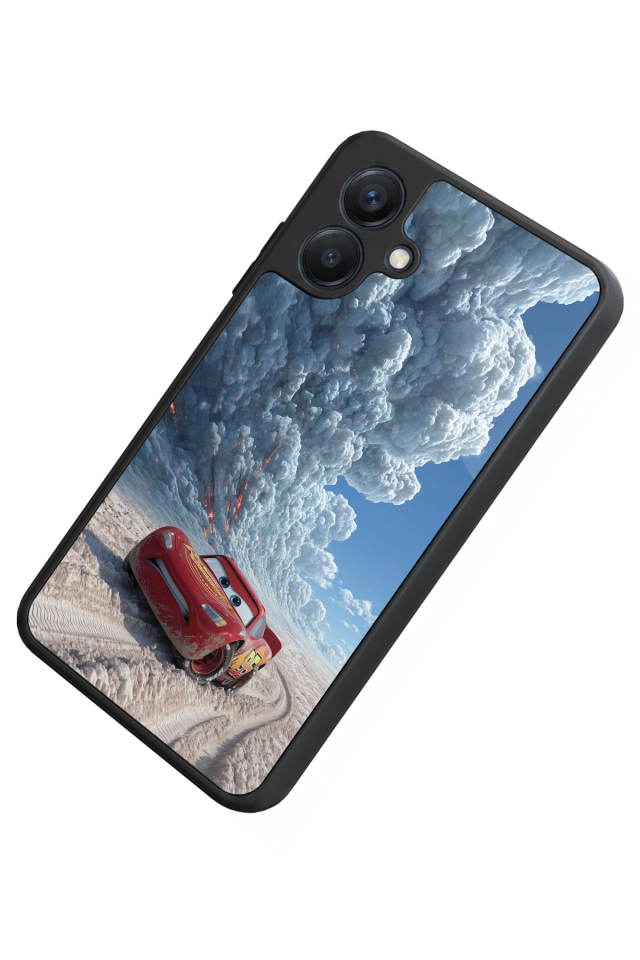 Samsung Galaxy A07 Uyumlu Şimsek McQueen Tasarımlı Glossy Premium Kılıf
