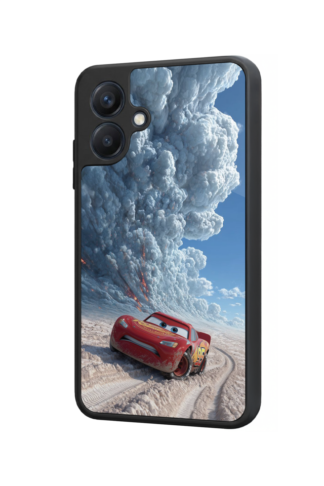 Samsung Galaxy A07 Uyumlu Şimsek McQueen Tasarımlı Glossy Premium Kılıf