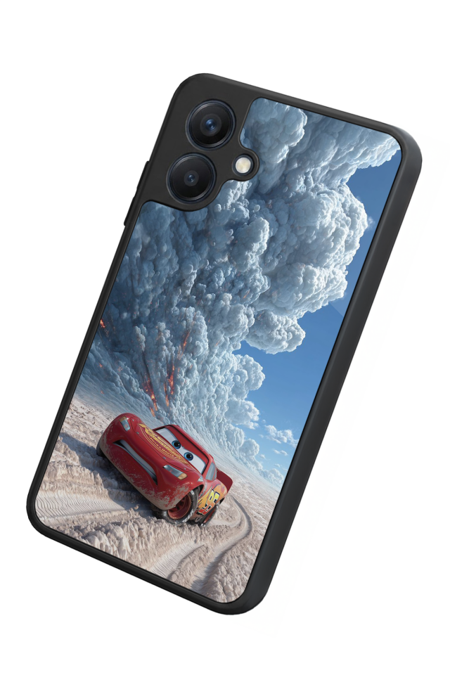 Samsung Galaxy A07 Uyumlu Şimsek McQueen Tasarımlı Glossy Premium Kılıf