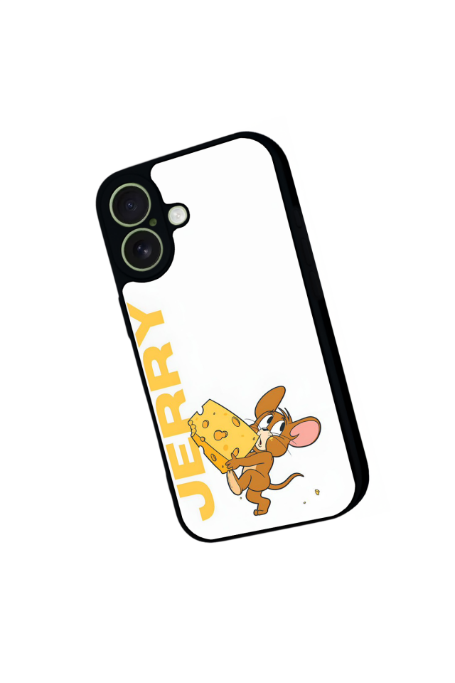 iPhone 17 Uyumlu Tom And Jerry Tasarımlı Glossy Premium Kılıf
