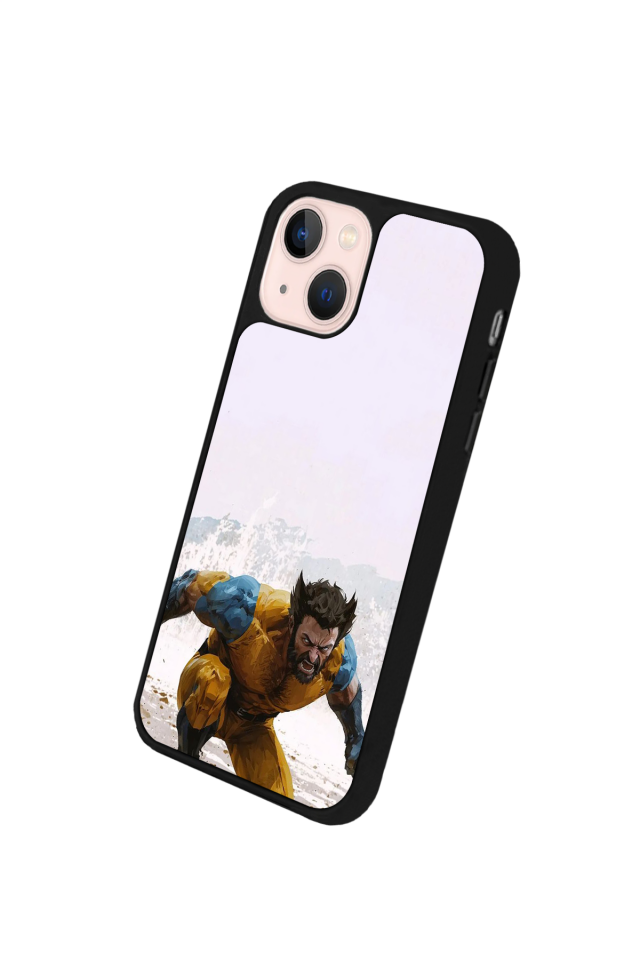iPhone 15 Uyumlu Wolverine Tasarımlı Glossy Premium Kılıf