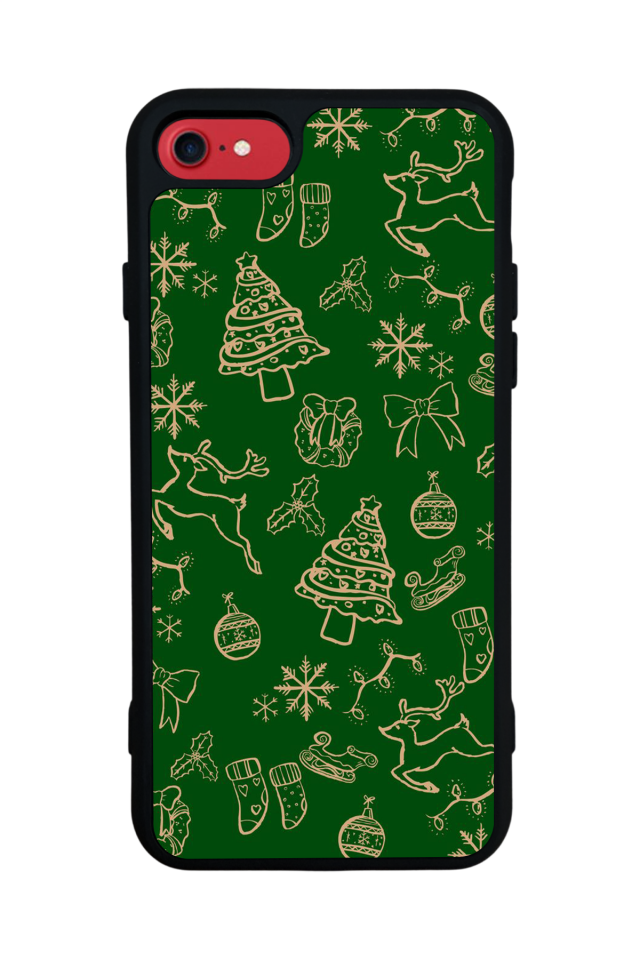 iPhone 7 Uyumlu Yilbasi Christmas Tasarımlı Glossy Premium Kılıf