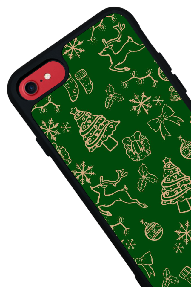 iPhone 7 Uyumlu Yilbasi Christmas Tasarımlı Glossy Premium Kılıf