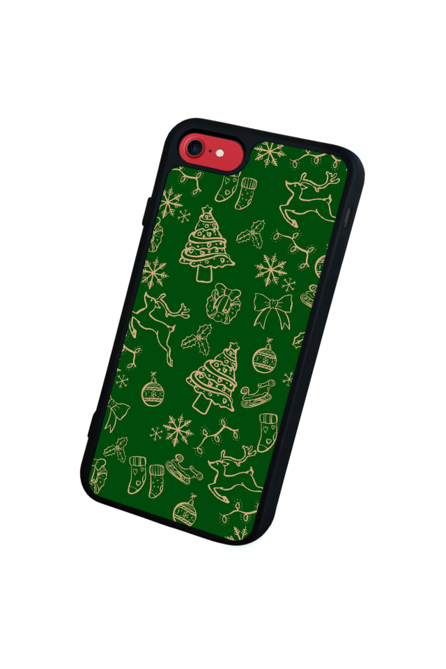 iPhone 7 Uyumlu Yilbasi Christmas Tasarımlı Glossy Premium Kılıf