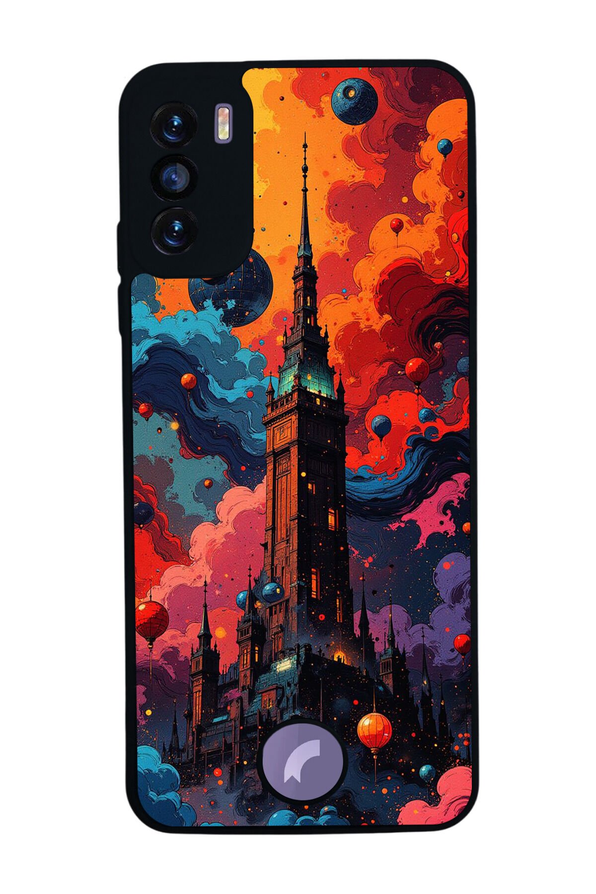 Reeder S19 Max Pro S Uyumlu Abstract Tasarımlı Glossy Premium Kılıf