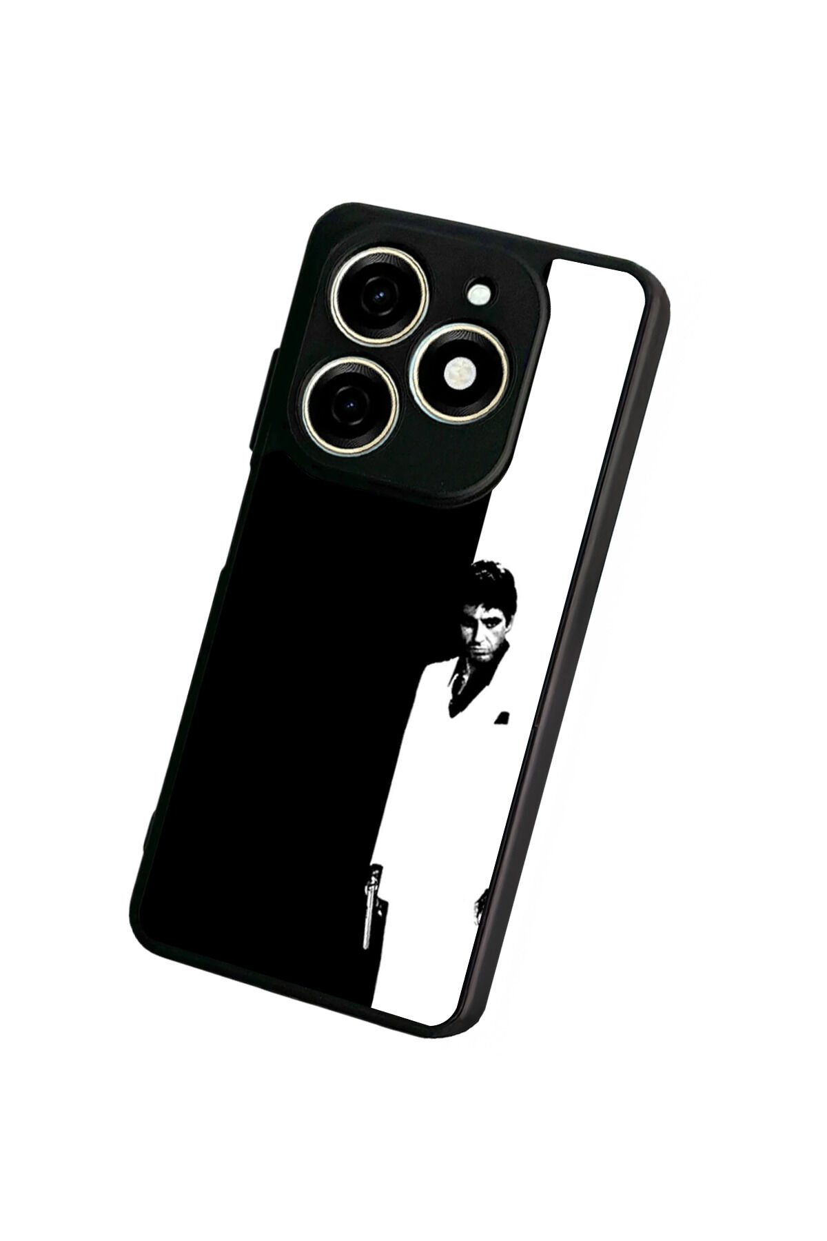 Tecno Spark 20/20C Uyumlu Scarface Tasarımlı Glossy Premium Kılıf