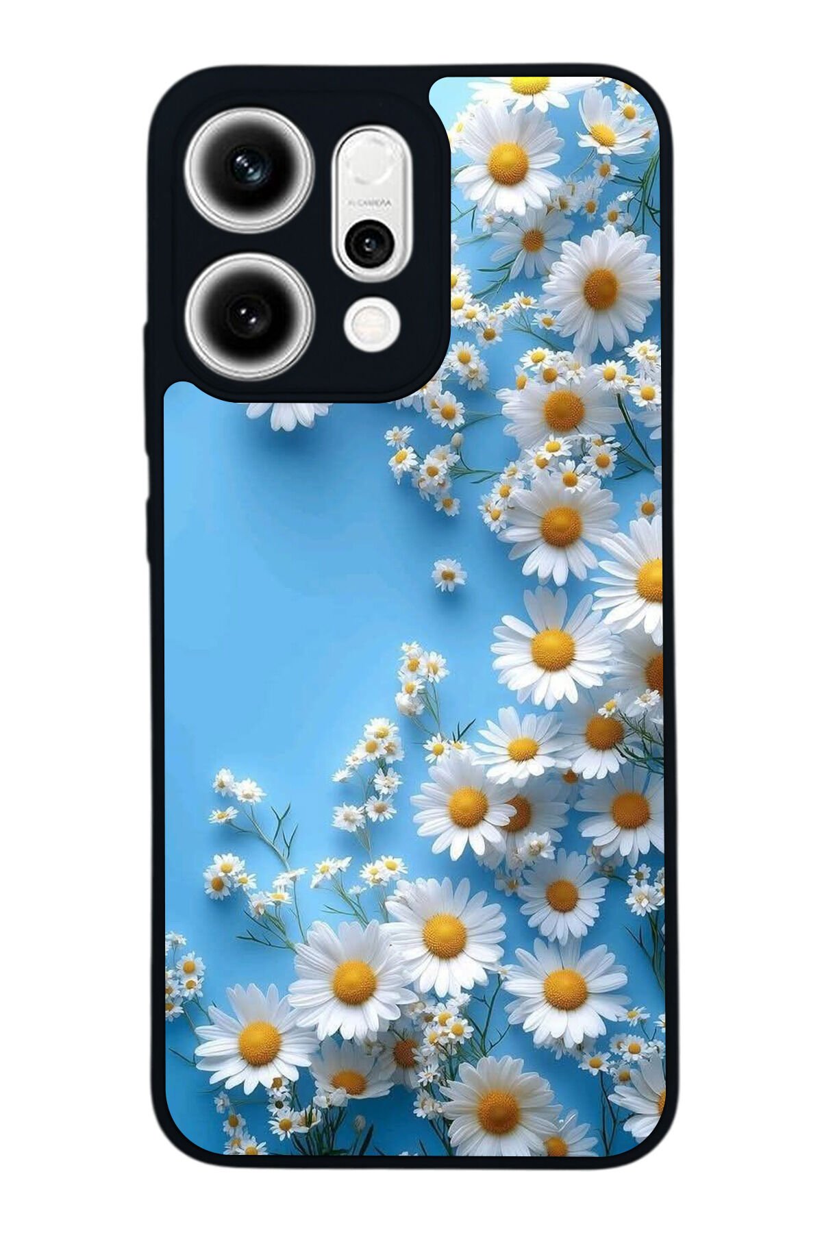 Oppo Reno 14 Uyumlu Cicek Tasarımlı Glossy Premium Kılıf