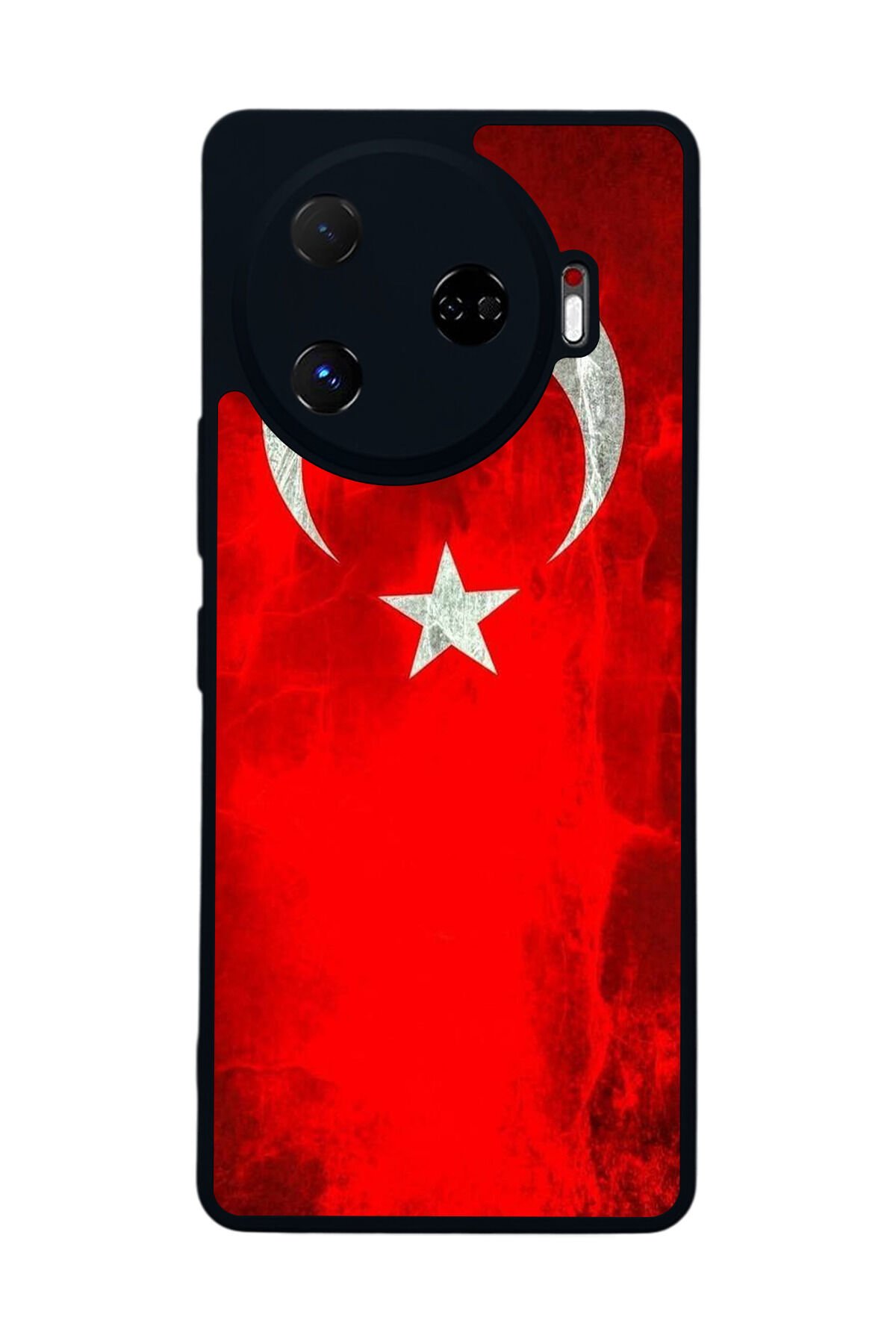 Tecno Camon 30 Pro Uyumlu Türk Bayragi Tasarımlı Glossy Premium Kılıf