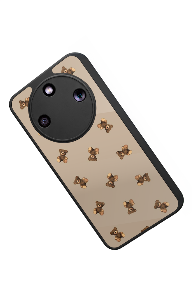 Honor Magic 8 Lite Uyumlu Ayı Tasarımlı Glossy Premium Kılıf