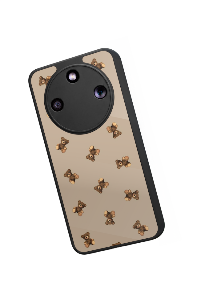 Honor Magic 8 Lite Uyumlu Ayı Tasarımlı Glossy Premium Kılıf