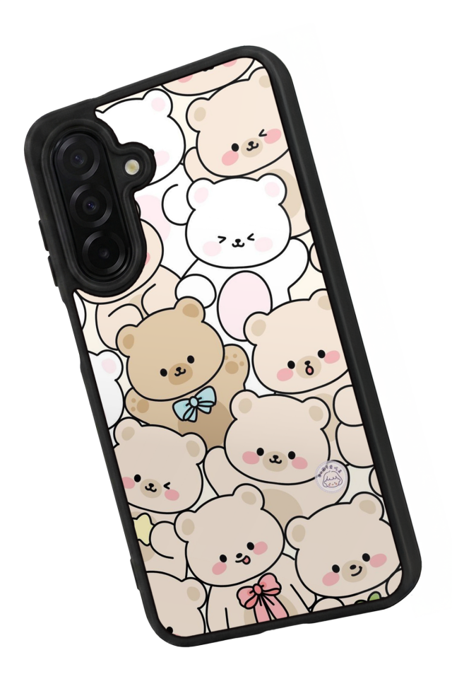 Samsung Galaxy A36 Uyumlu Ayı Tasarımlı Glossy Premium Kılıf