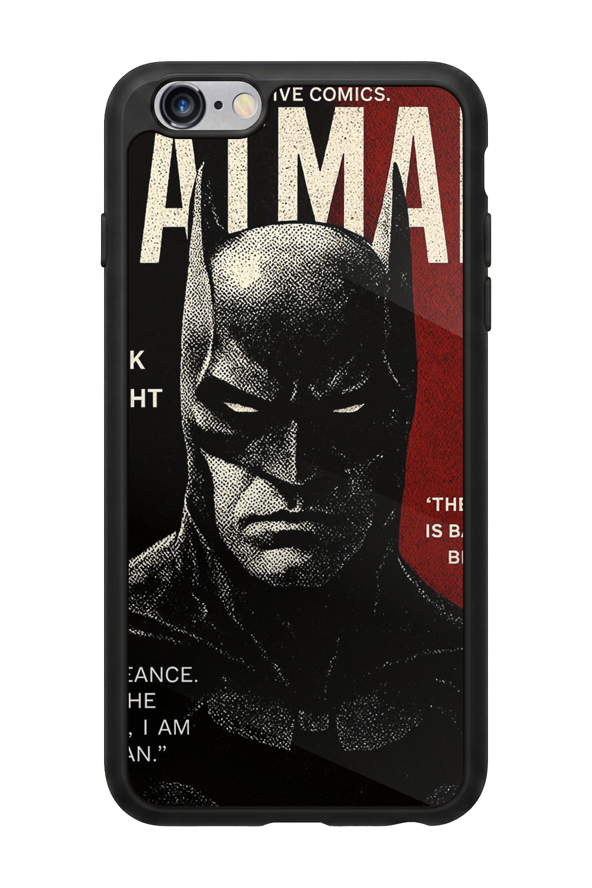 iPhone 6s Plus Uyumlu Batman Tasarımlı Glossy Premium Kılıf