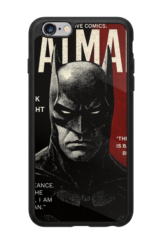 iPhone 6s Plus Uyumlu Batman Tasarımlı Glossy Premium Kılıf