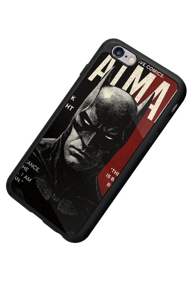iPhone 6s Plus Uyumlu Batman Tasarımlı Glossy Premium Kılıf