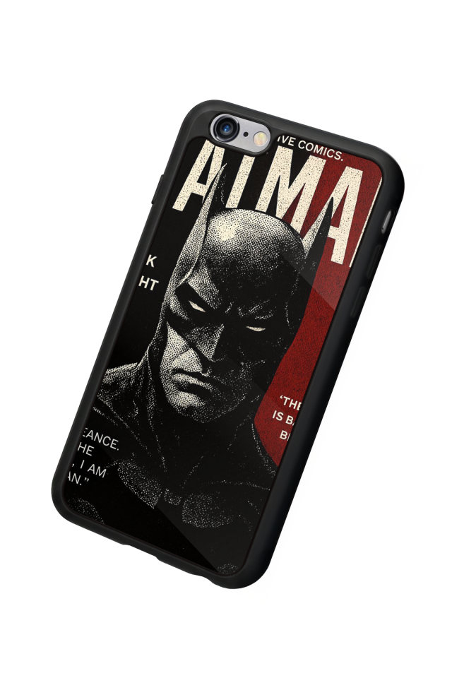 iPhone 6s Plus Uyumlu Batman Tasarımlı Glossy Premium Kılıf