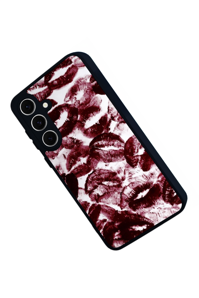 Samsung Galaxy S24 FE Uyumlu Mermer Marble Tasarımlı Glossy Premium Kılıf