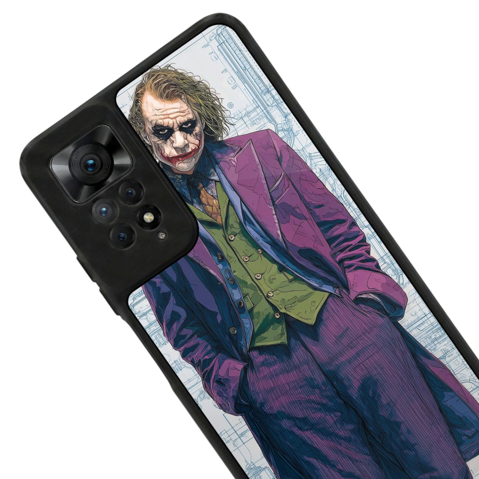 Xiaomi Redmi Note 11 Pro Uyumlu Joker Tasarımlı Glossy Premium Kılıf