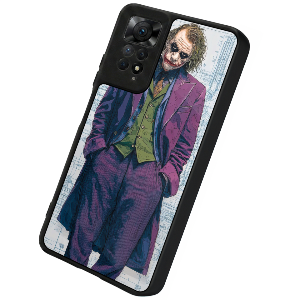 Xiaomi Redmi Note 11 Pro Uyumlu Joker Tasarımlı Glossy Premium Kılıf