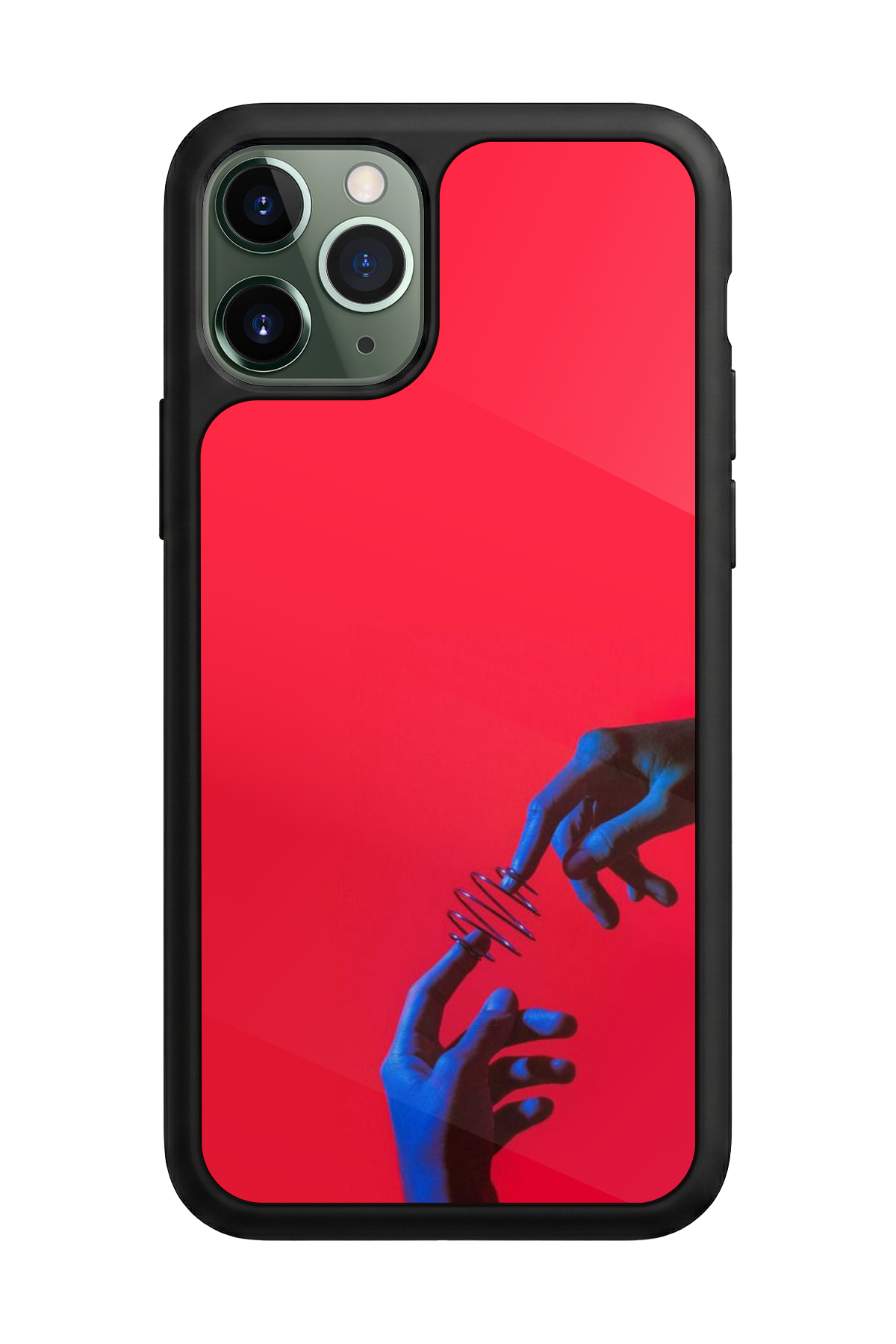 iPhone 11 Pro Uyumlu Kirmizi Tasarımlı Glossy Premium Kılıf
