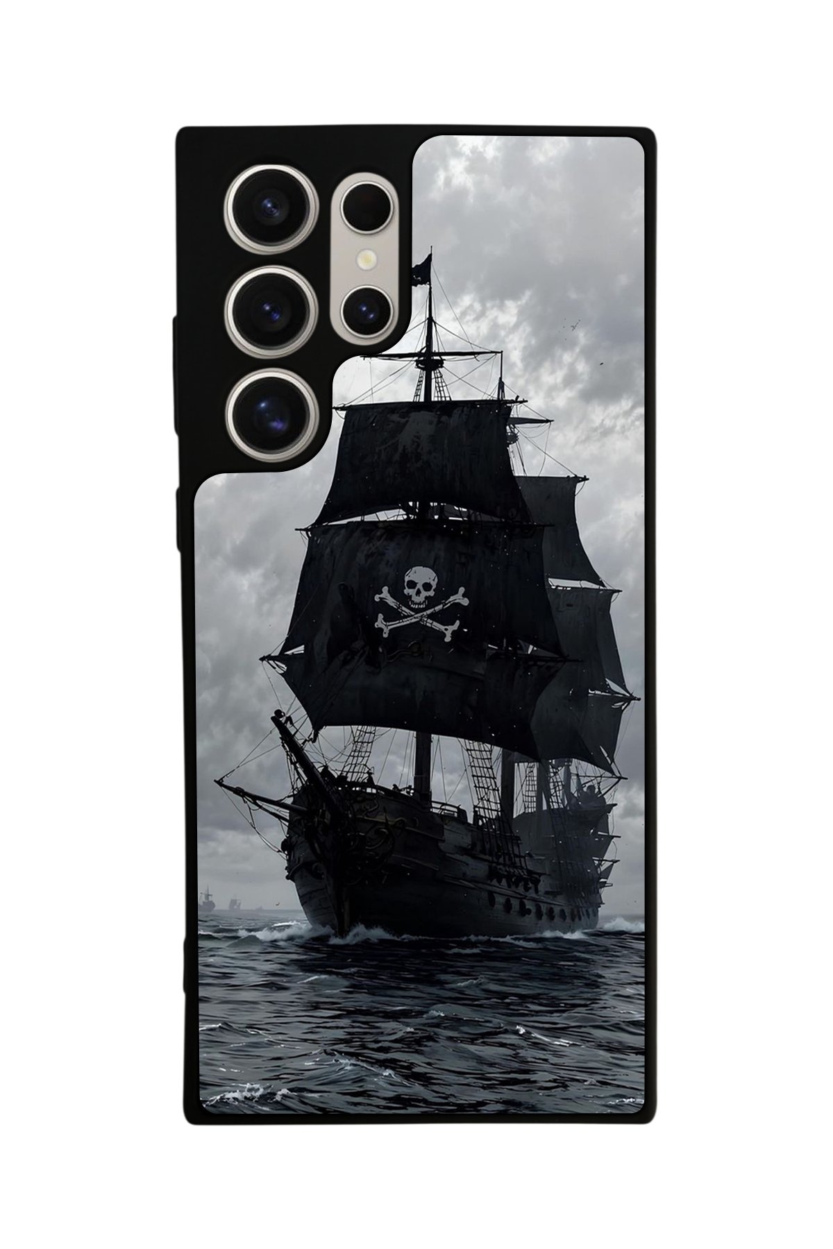 Samsung Galaxy S22 Ultra Uyumlu Korsan Tasarımlı Glossy Premium Kılıf