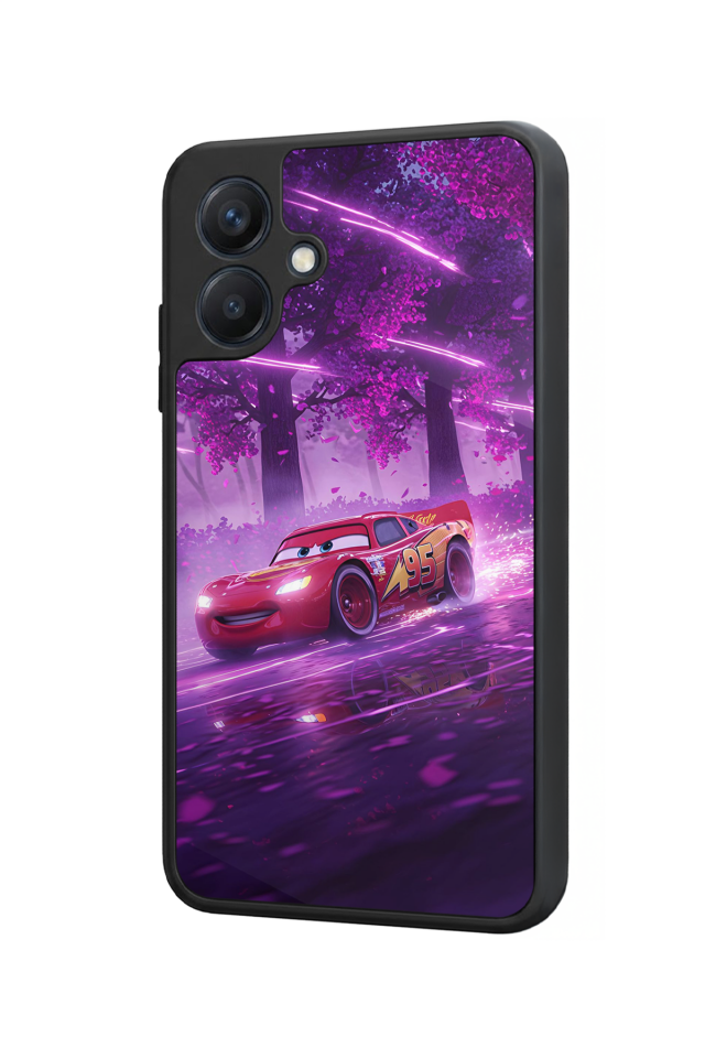Samsung Galaxy A07 Uyumlu Şimsek McQueen Tasarımlı Glossy Premium Kılıf