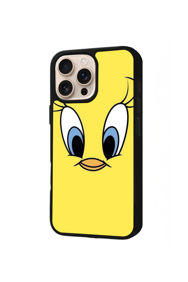 iPhone 15 Pro Max Uyumlu Tweety Tasarımlı Glossy Premium Kılıf