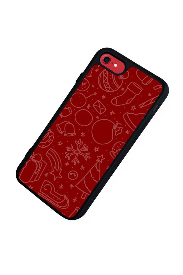 iPhone 7 Uyumlu Yilbasi Christmas Tasarımlı Glossy Premium Kılıf