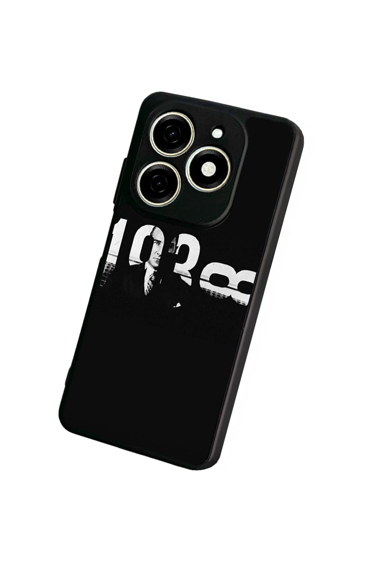 Tecno Spark 20/20C Uyumlu Mustafa Kemal Ataturk Tasarımlı Glossy Premium Kılıf