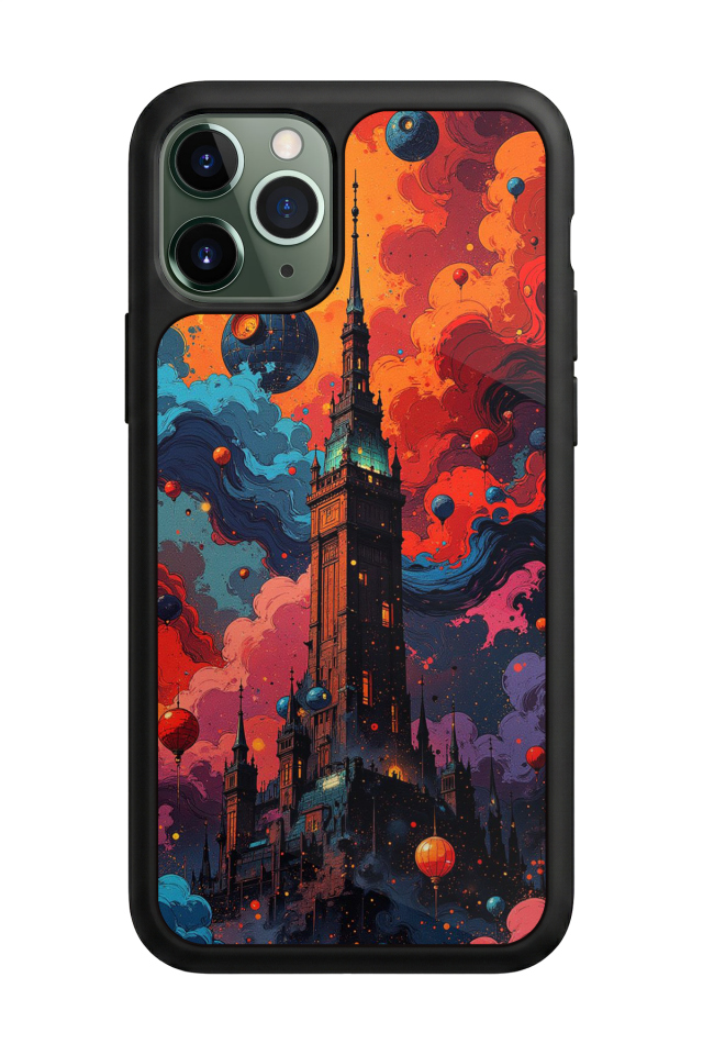 iPhone 11 Pro Max Uyumlu Abstract Tasarımlı Glossy Premium Kılıf