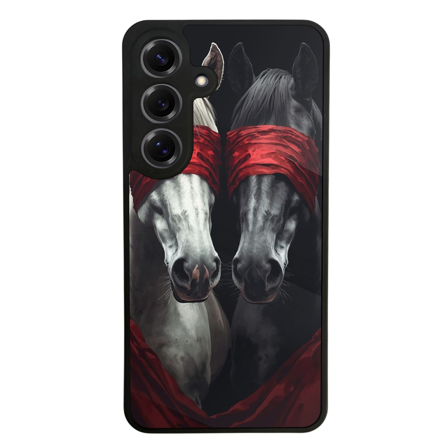 Samsung Galaxy S25 Uyumlu At Horse Tasarımlı Glossy Premium Kılıf