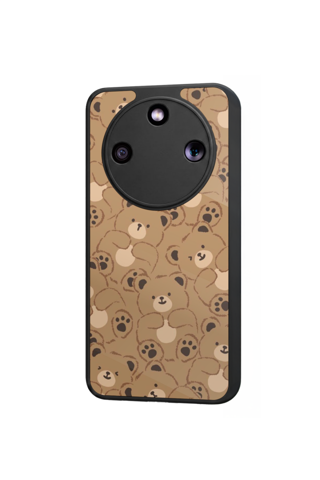 Honor Magic 8 Lite Uyumlu Ayı Tasarımlı Glossy Premium Kılıf