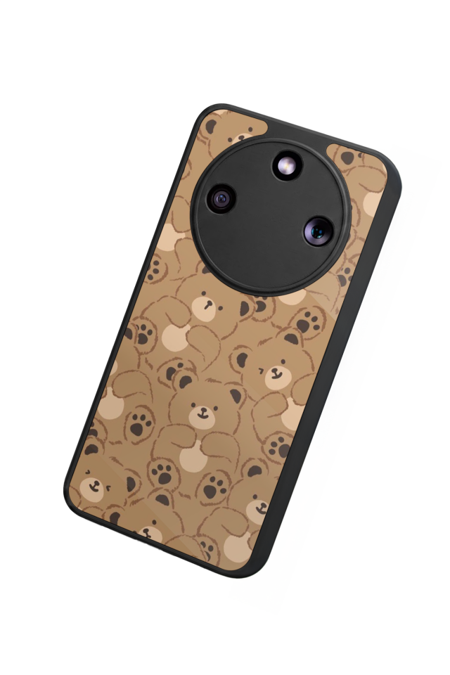 Honor Magic 8 Lite Uyumlu Ayı Tasarımlı Glossy Premium Kılıf