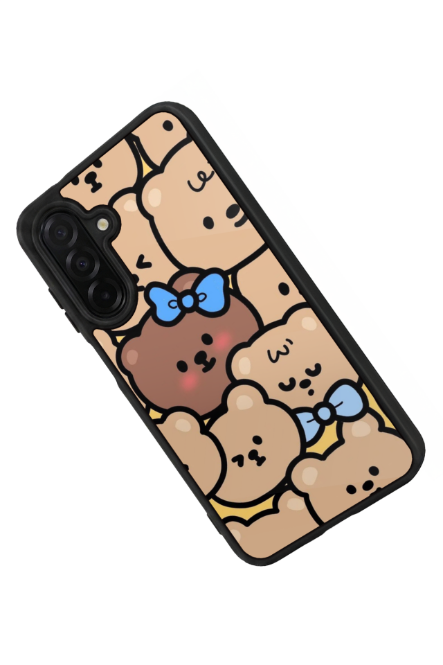 Samsung Galaxy A36 Uyumlu Ayı Tasarımlı Glossy Premium Kılıf