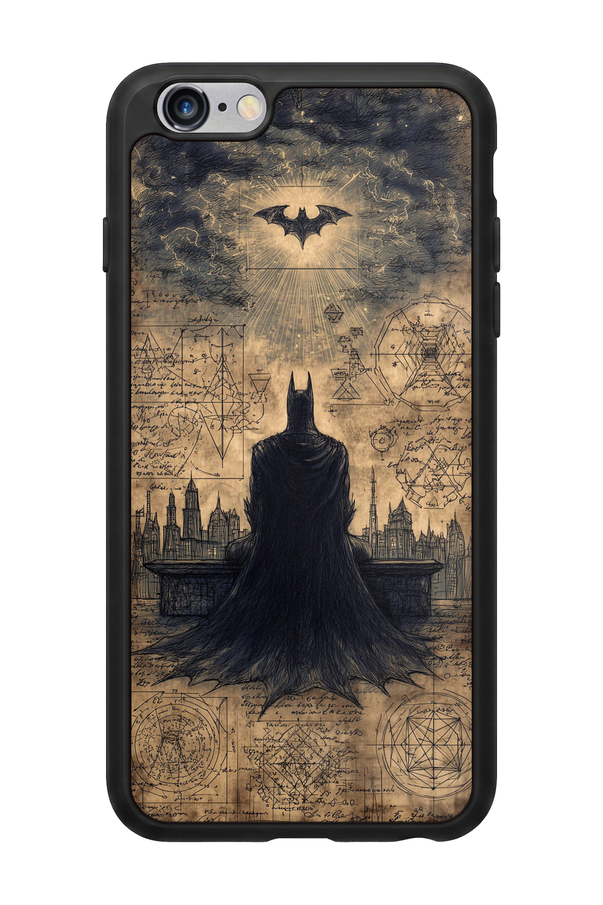 iPhone 6s Plus Uyumlu Batman Tasarımlı Glossy Premium Kılıf