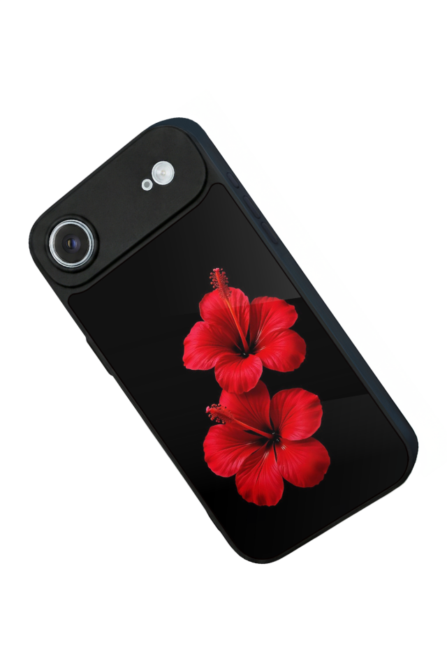 iPhone 17 Air Uyumlu Cicek Tasarımlı Glossy Premium Kılıf
