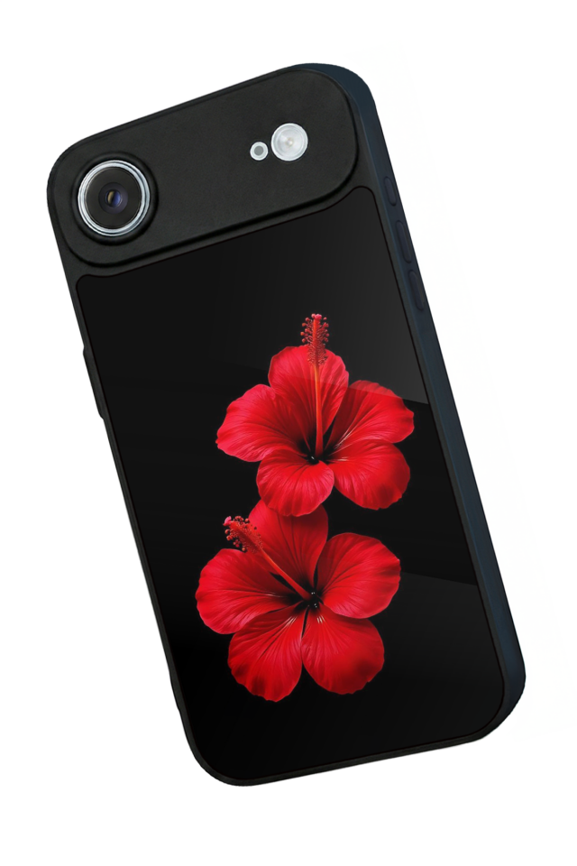 iPhone 17 Air Uyumlu Cicek Tasarımlı Glossy Premium Kılıf