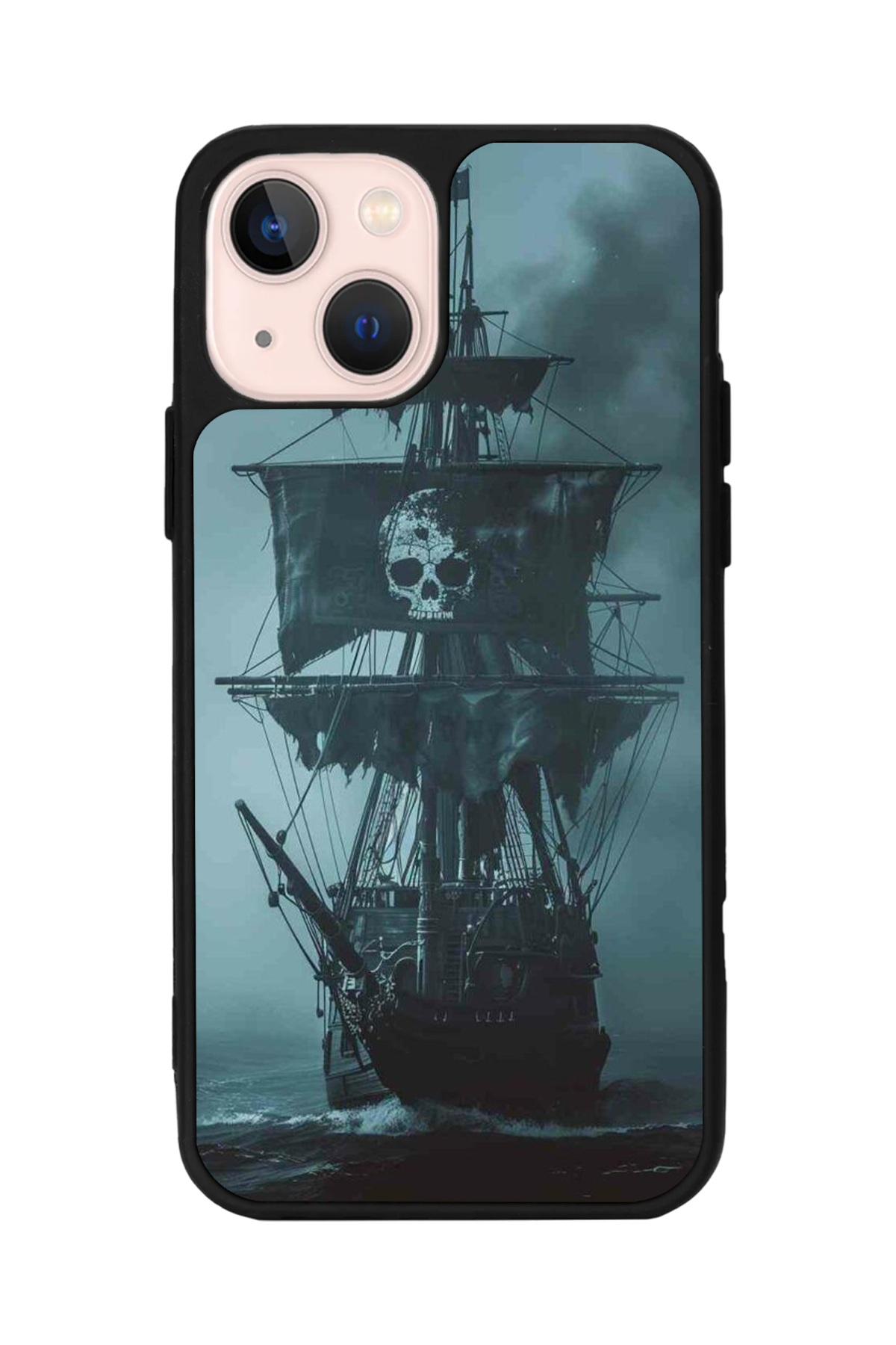 iPhone 14 Plus Uyumlu Korsan Tasarımlı Glossy Premium Kılıf