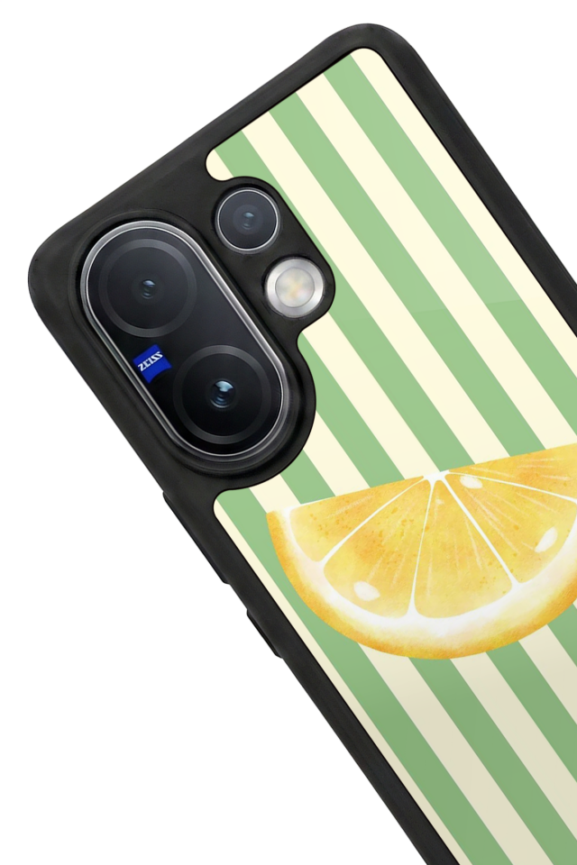 Vivo V60 Uyumlu Limon Tasarımlı Glossy Premium Kılıf