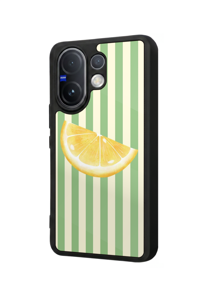 Vivo V60 Uyumlu Limon Tasarımlı Glossy Premium Kılıf