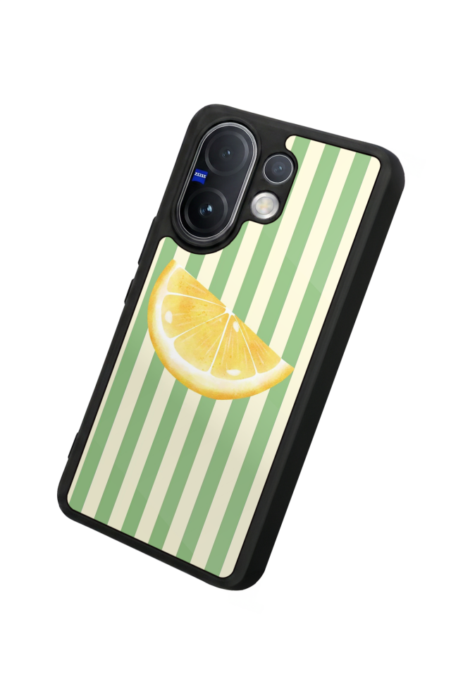 Vivo V60 Uyumlu Limon Tasarımlı Glossy Premium Kılıf