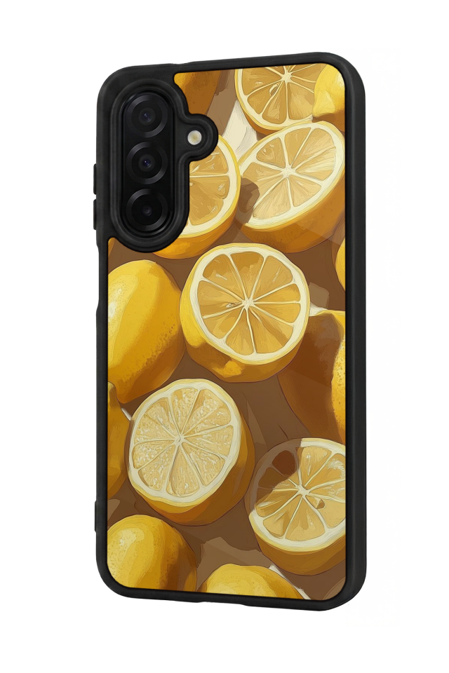 Samsung Galaxy A56 Uyumlu Limon Tasarımlı Glossy Premium Kılıf