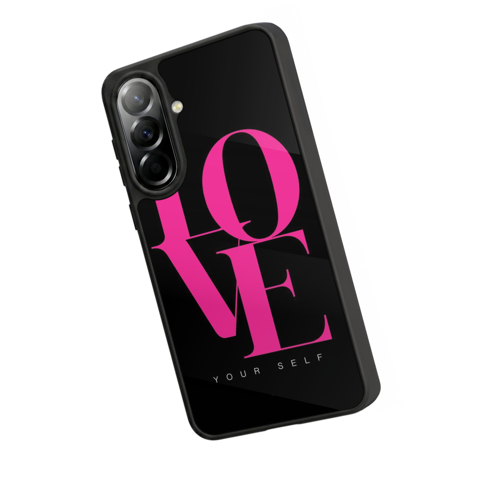 Samsung Galaxy A57 Uyumlu Love Tasarımlı Glossy Premium Kılıf