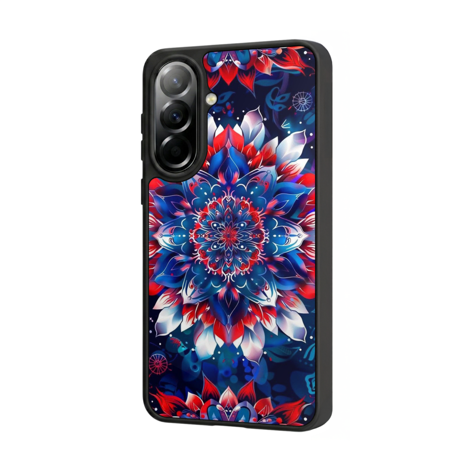 Samsung Galaxy A57 Uyumlu Mandala Tasarımlı Glossy Premium Kılıf
