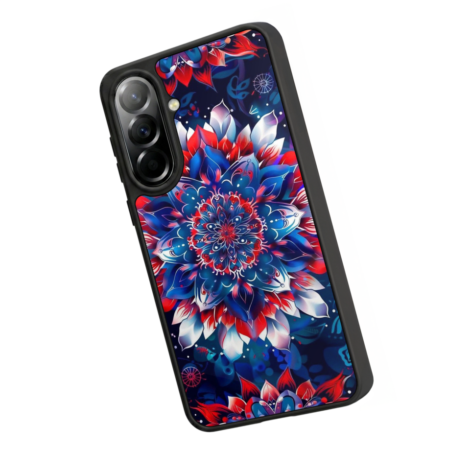 Samsung Galaxy A57 Uyumlu Mandala Tasarımlı Glossy Premium Kılıf