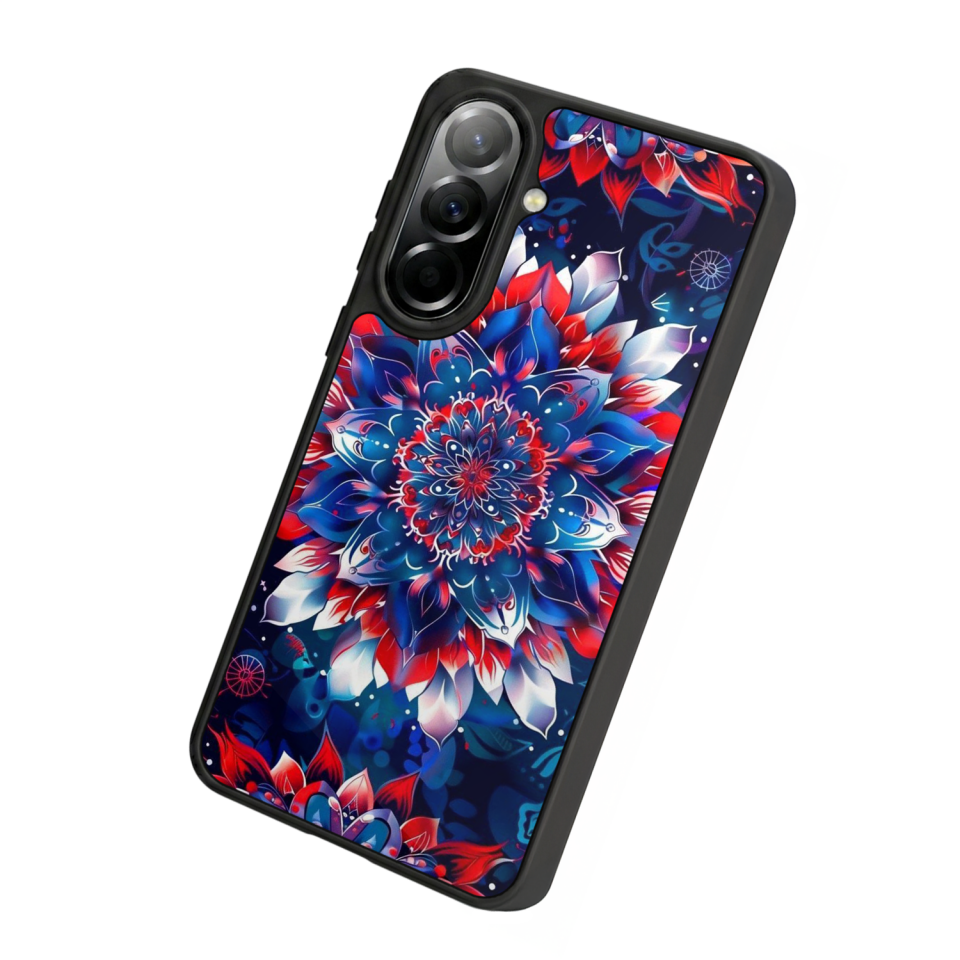 Samsung Galaxy A57 Uyumlu Mandala Tasarımlı Glossy Premium Kılıf